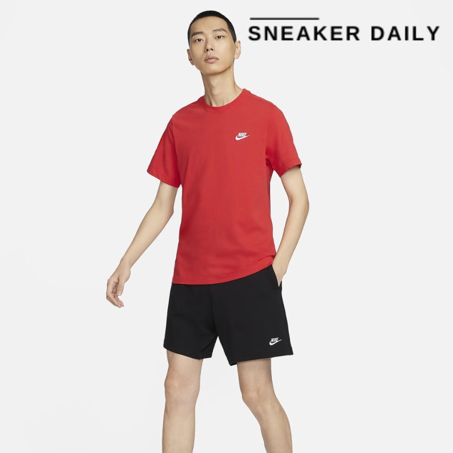 quần nike club men's knit shorts fq4361-010