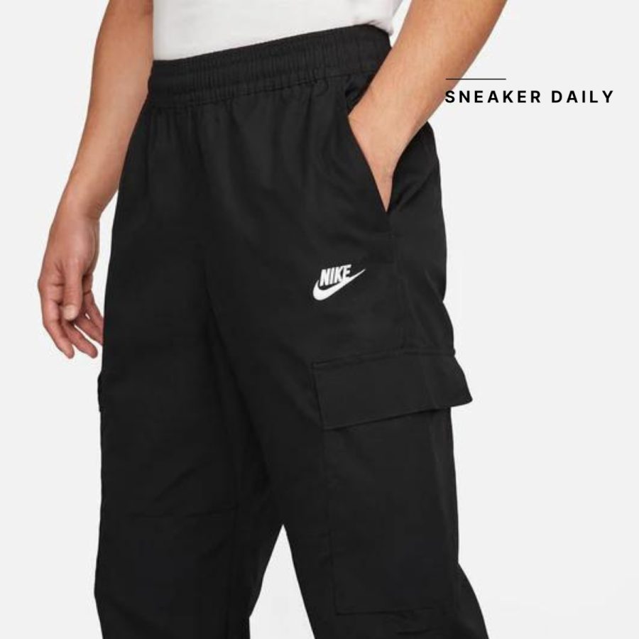 quần nike club woven cargo pants 'black' dx0614-010