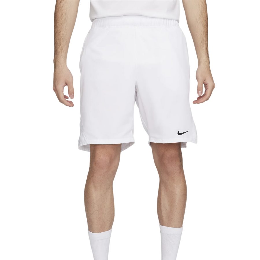 quần nike court dri-fit victory 9in shorts - white fd5385-100