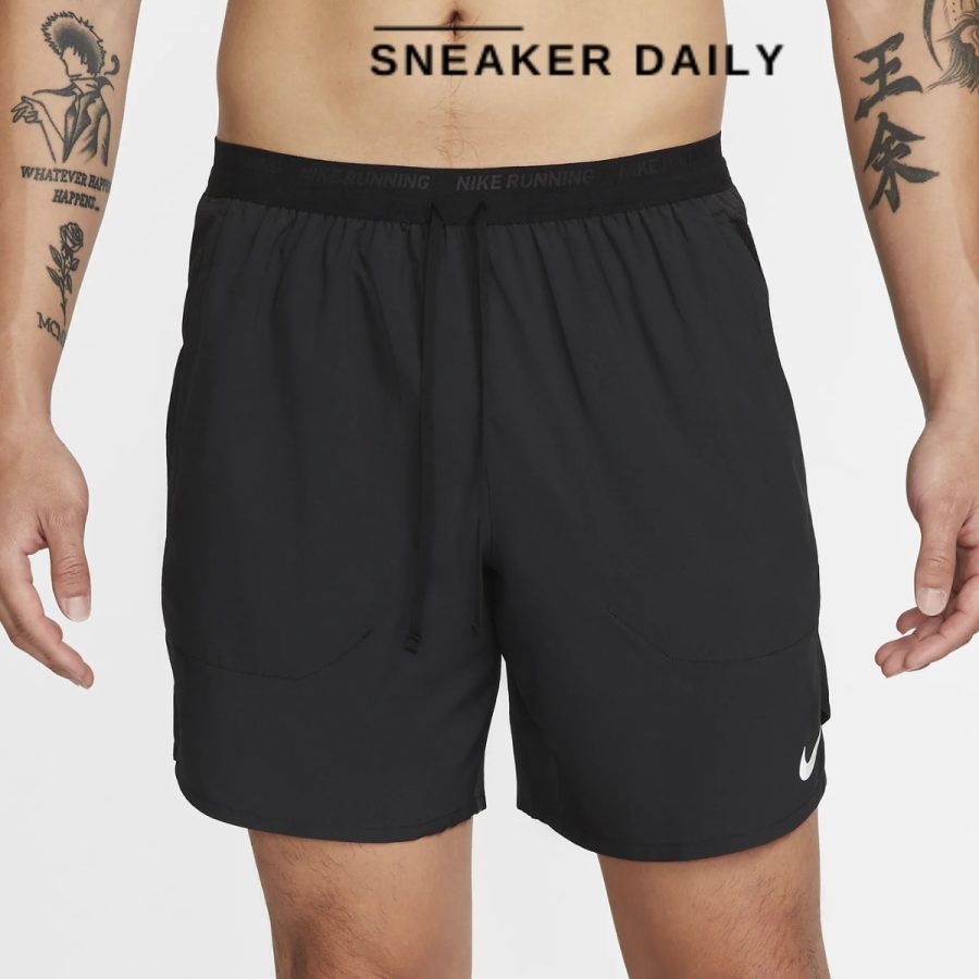 quần nike dri-fit stride running shorts - black dm4762-010