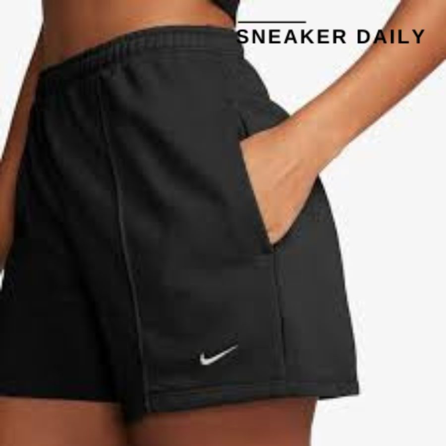 quần nike sportswear chill terry mid-rise 4 french terry shorts 'black' hf6941-010