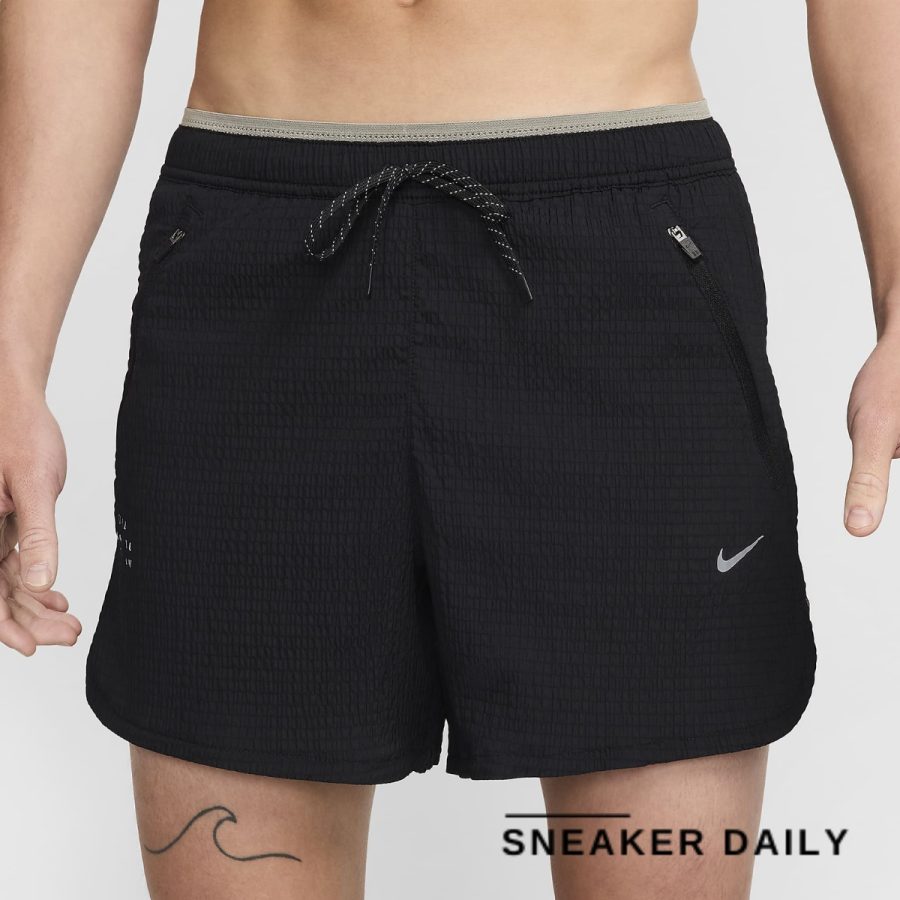 quần nike stride running division men's dry fit 5 inch brief lined running shorts fz0612-010