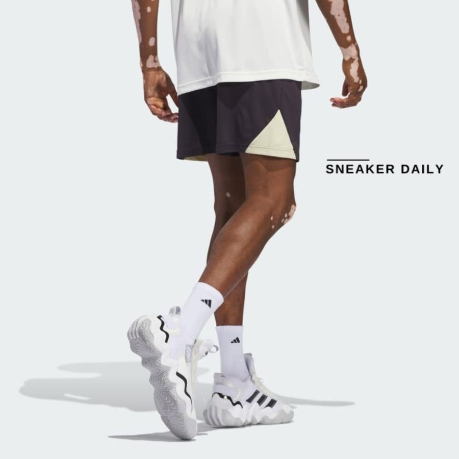 quần adidas badge of sport basketball shorts - aurora black ir5536