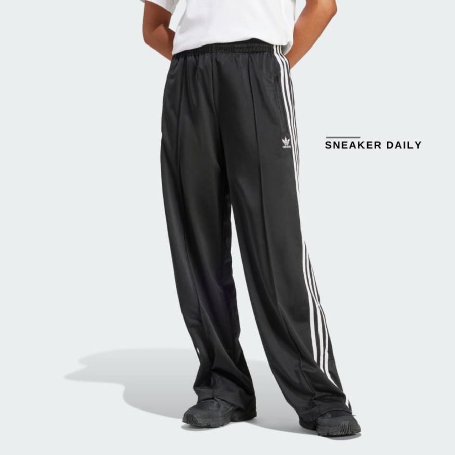 quần adidas firebird loose track pants - black it7404