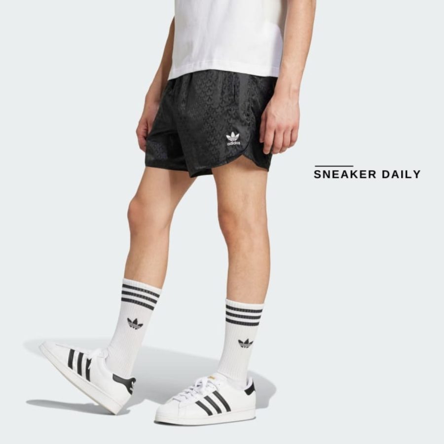 quần adidas monogram shorts - black iz2534