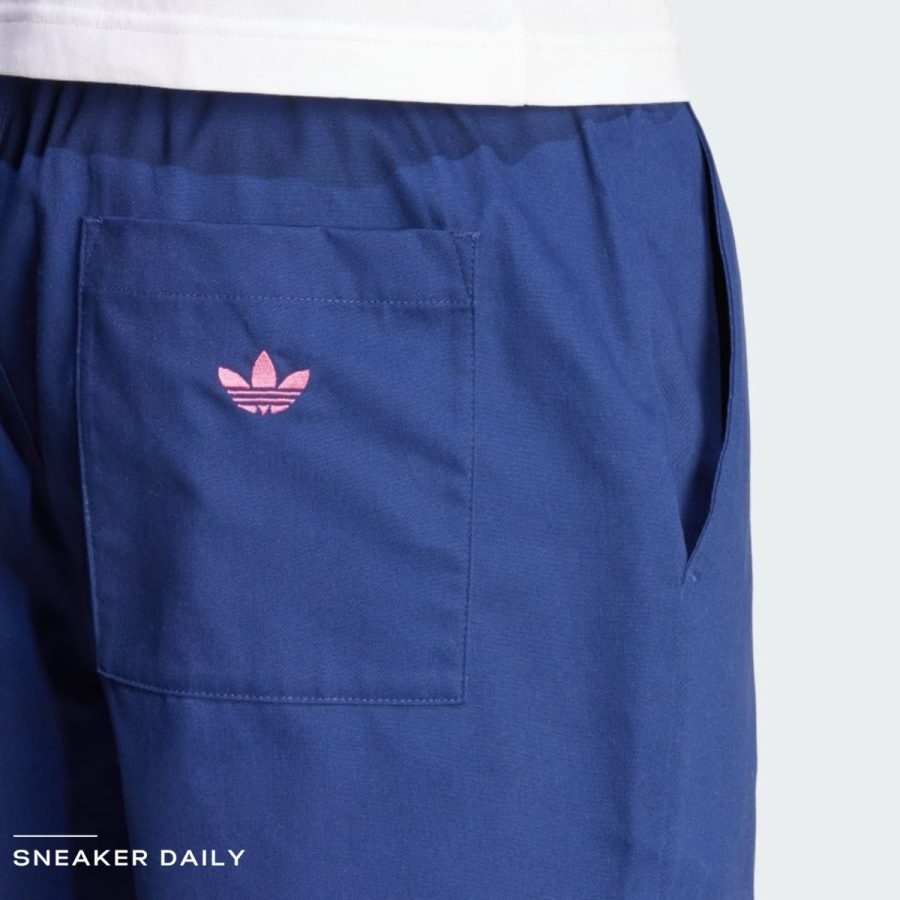 quần adidas originals leisure league groundskeeper shorts - dark blue jd6344