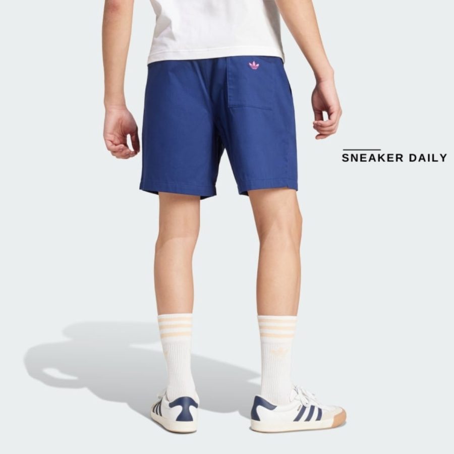 quần adidas originals leisure league groundskeeper shorts - dark blue jd6344