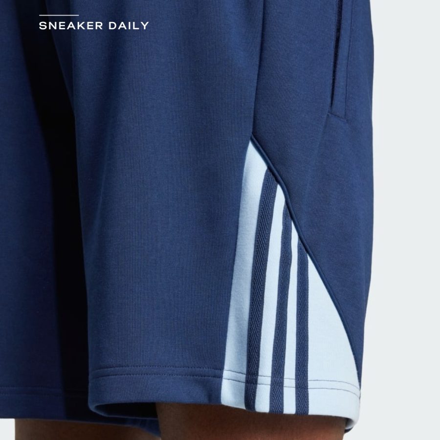 quần adidas sst colorblock shorts - night indigo iy4864