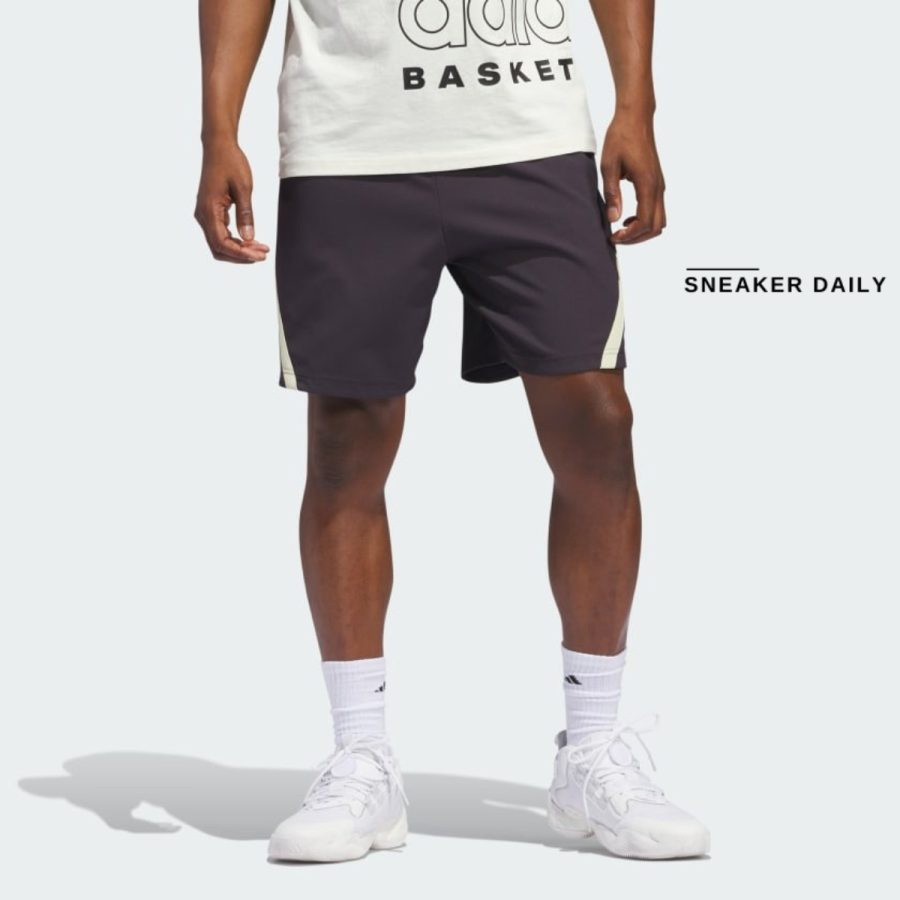 quần adidas select shorts - aurora black iu2445