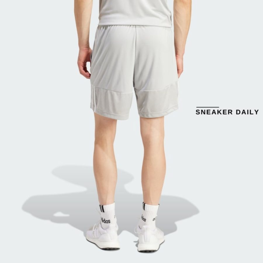 quần adidas sereno aeroready cut 3-stripes shorts - grey ir9741