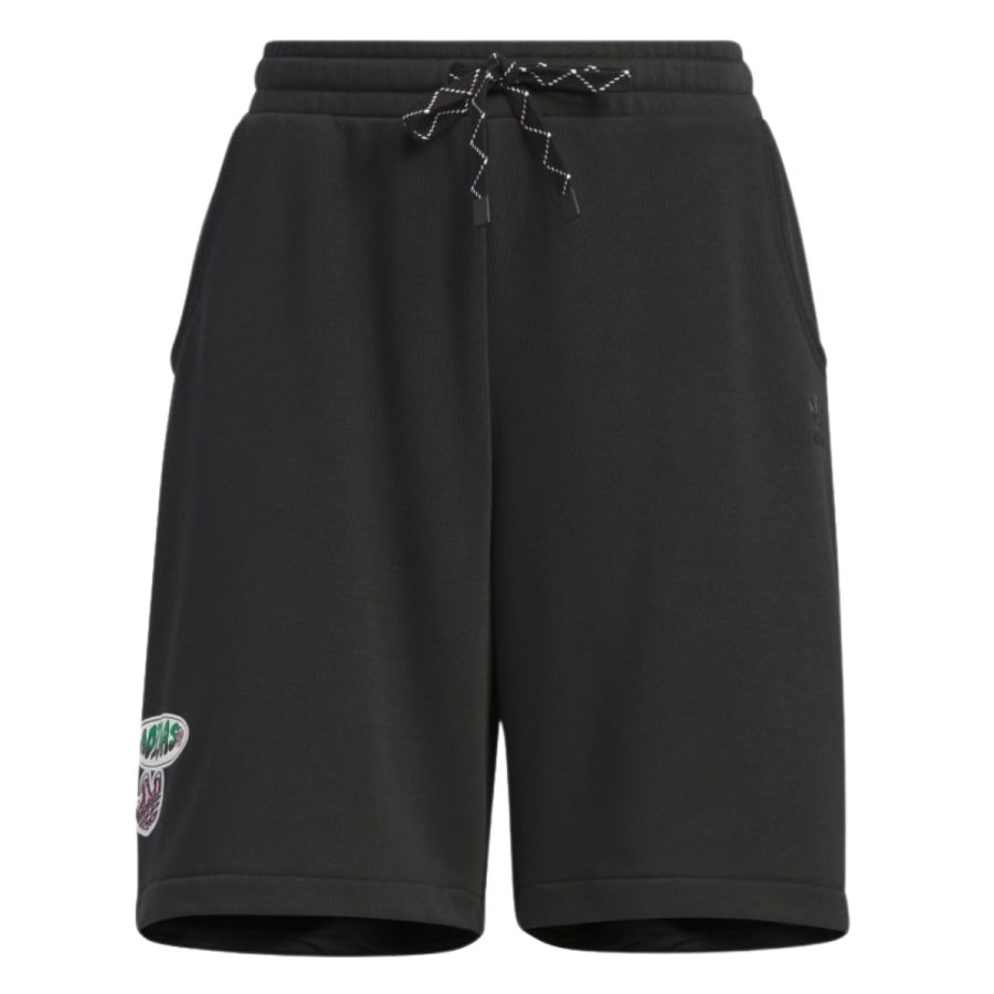 quần adidas summer holiday graphic shorts - black iw6302