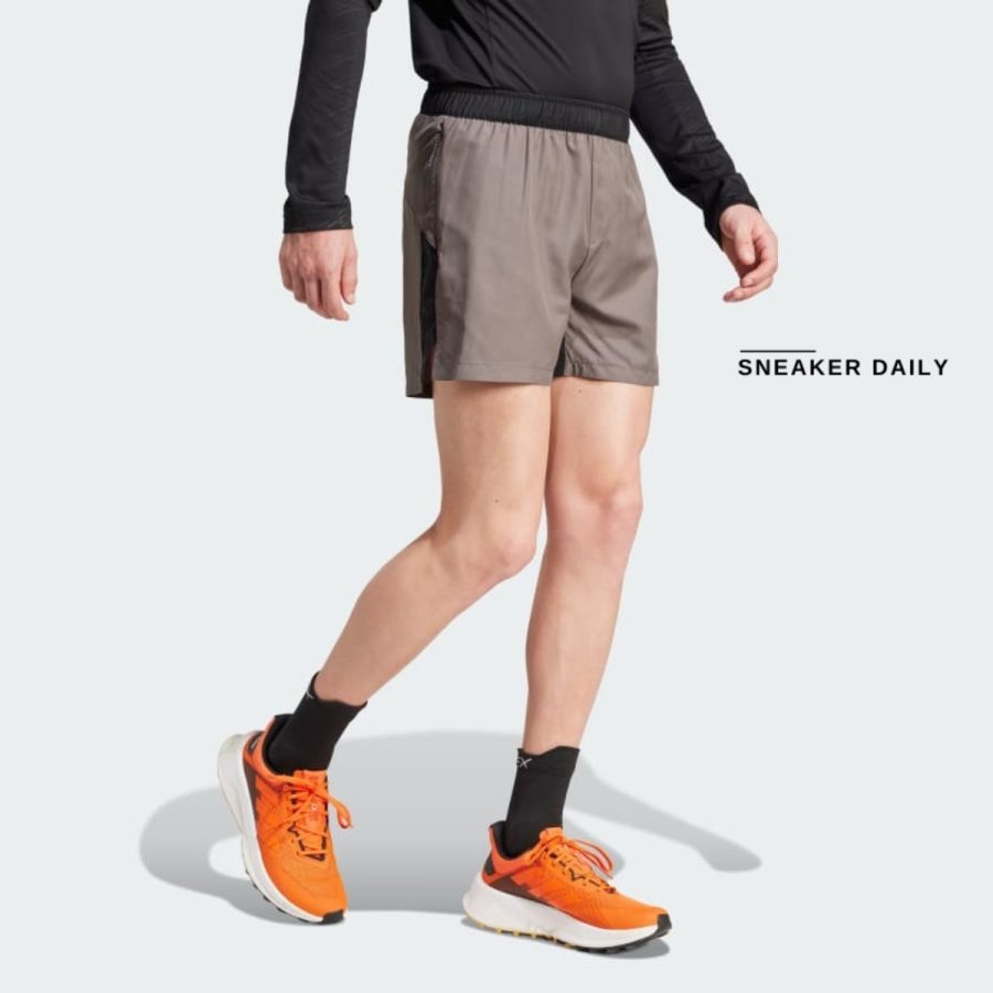 quần adidas terrex multi trail running shorts - charcoal it7913