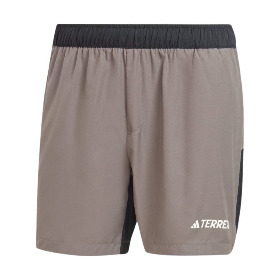 quần adidas terrex multi trail running shorts - charcoal it7913