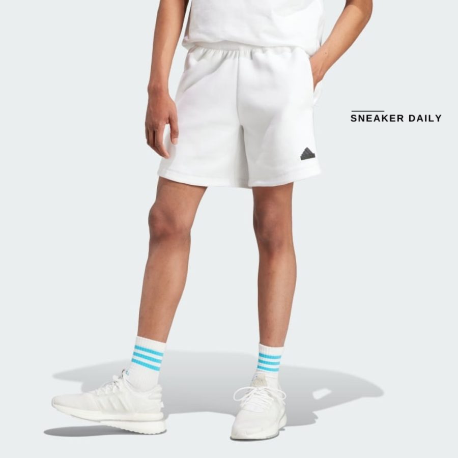 quần adidas z.n.e. premium shorts - white in5098