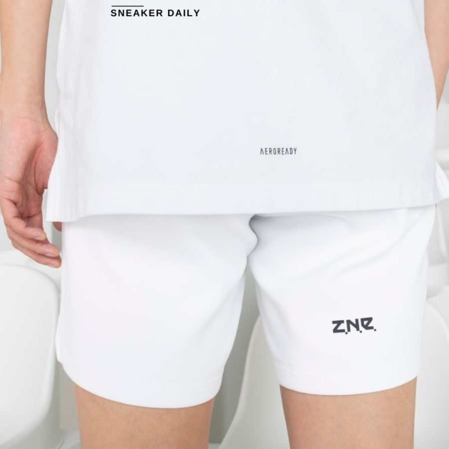 quần adidas z.n.e. premium shorts - white in5098