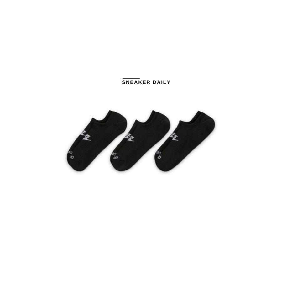 tất everyday plus cushioned nike footie socks dn3314-010