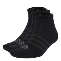 tất adidas cushioned low-cut socks 3 pairs - black ia3944