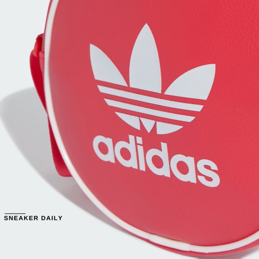 túi adidas adicolor classic round bag - active pink is4548