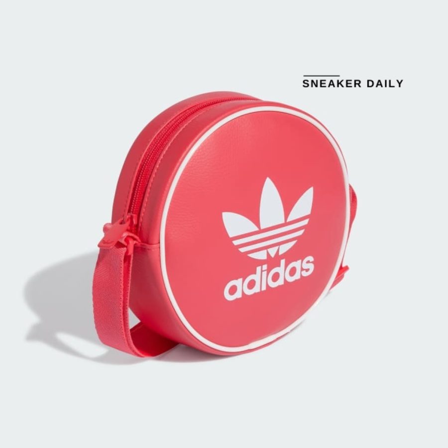 túi adidas adicolor classic round bag - active pink is4548