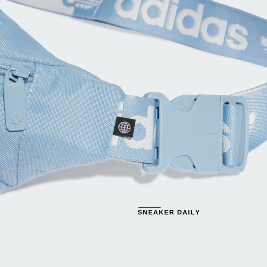 túi adidas adicolor classic waist bag - ambient sky ic8623