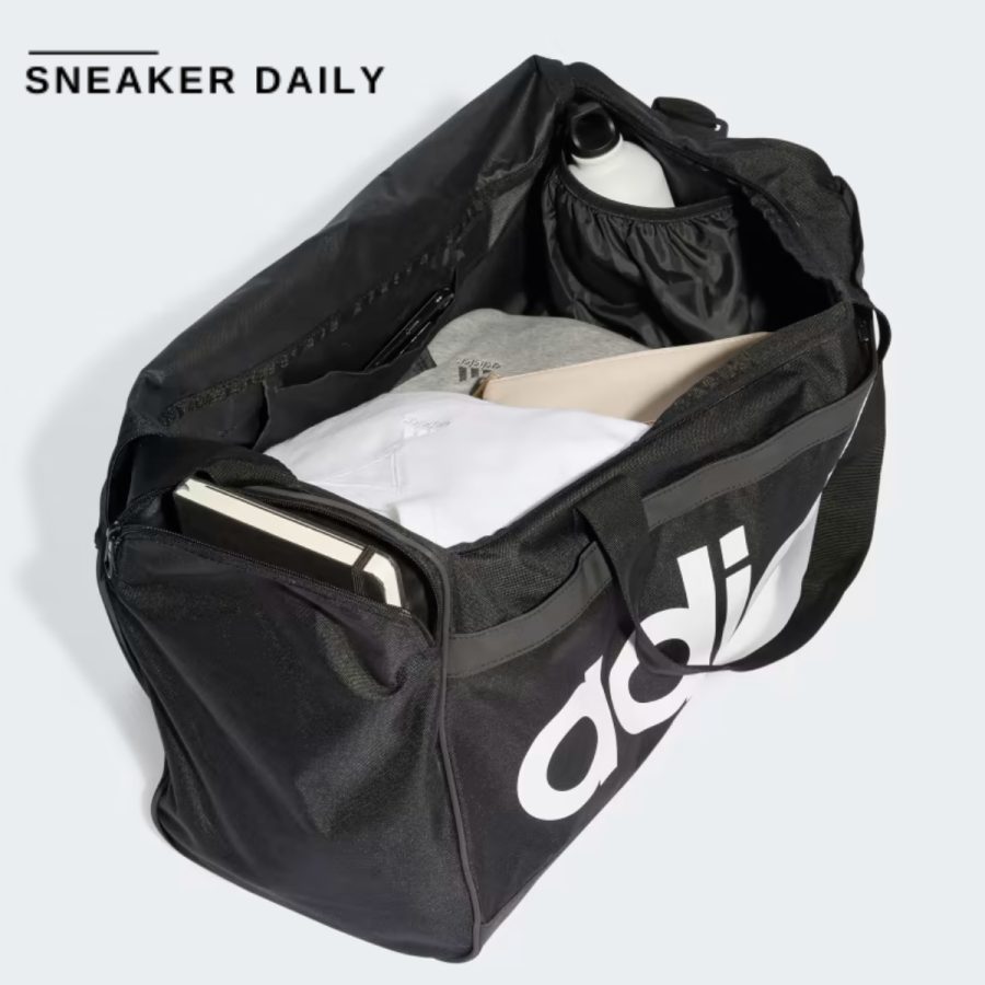 túi adidas duffel linear essentials cỡ vừa ht4743