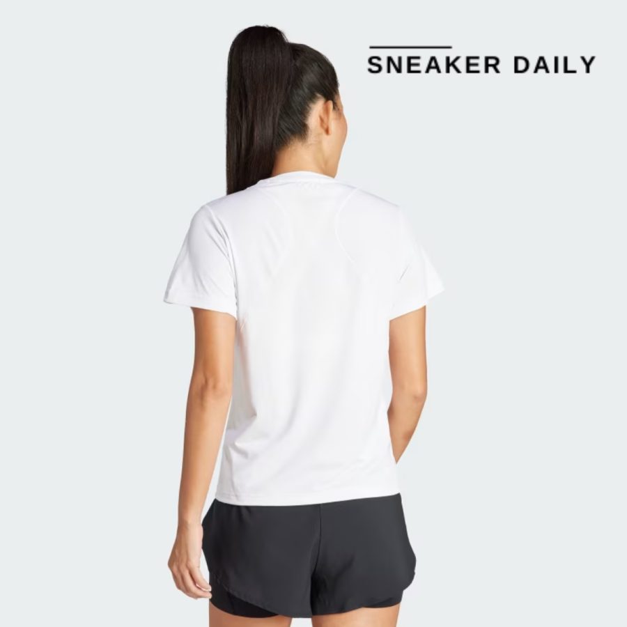 áo adidas designed for training tee white it7419