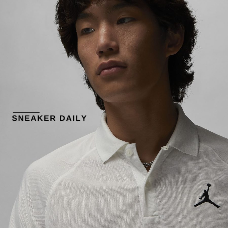 áo air jordan dri-fit sport golf polo shirt asia sizing 'sail' dz0541-133