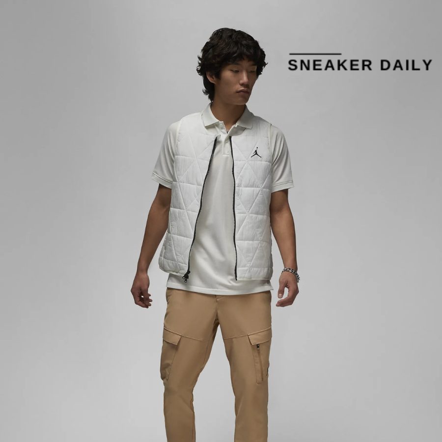 áo air jordan dri-fit sport golf polo shirt asia sizing 'sail' dz0541-133