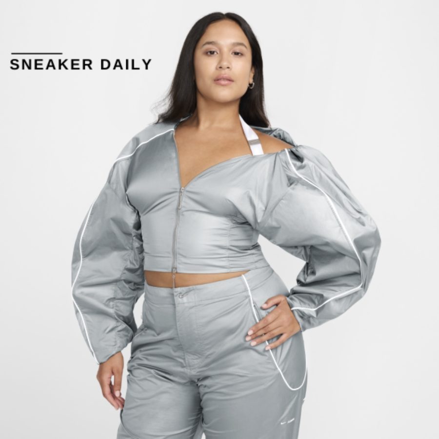 áo nike x jacquemus women's tracksuit jacket fv5690-073