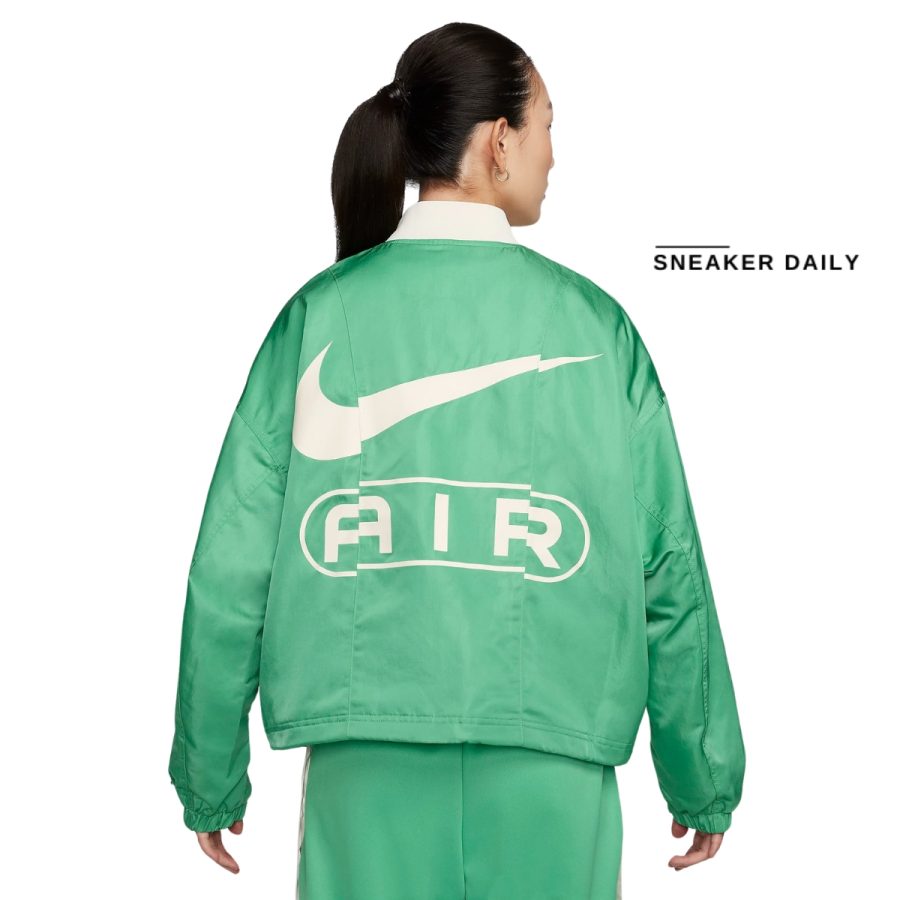 áo nike air women's oversized woven bomber jacket fn1909-363