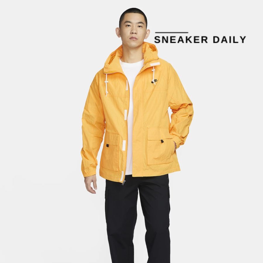 áo nike club bowline jacket 'university gold' fn3109-739