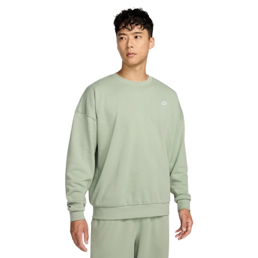 áo nike club fleece men's oversized french terry crew hj1820-370