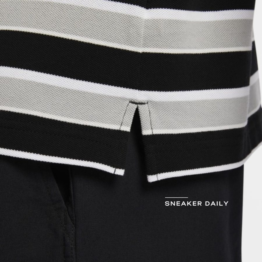 áo nike club men's striped polo fn3897-010