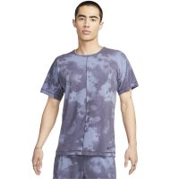 áo nike dri-fit men's all-over print short-sleeve yoga top dx0923-015