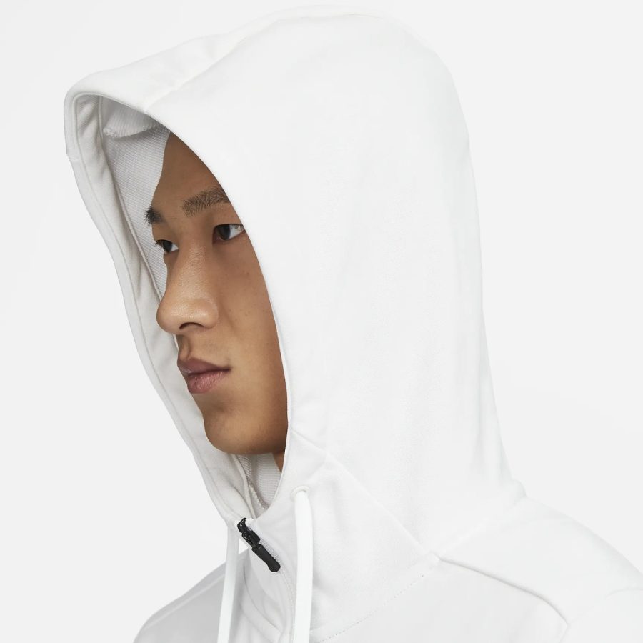 áo nike dry fit men's fleece full zip fitness hoodie fb8576-121