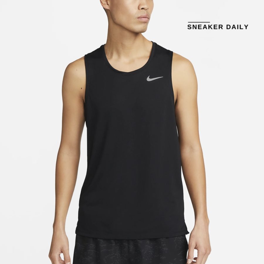 áo nike dry fit mylar mens running tank dv9322-010