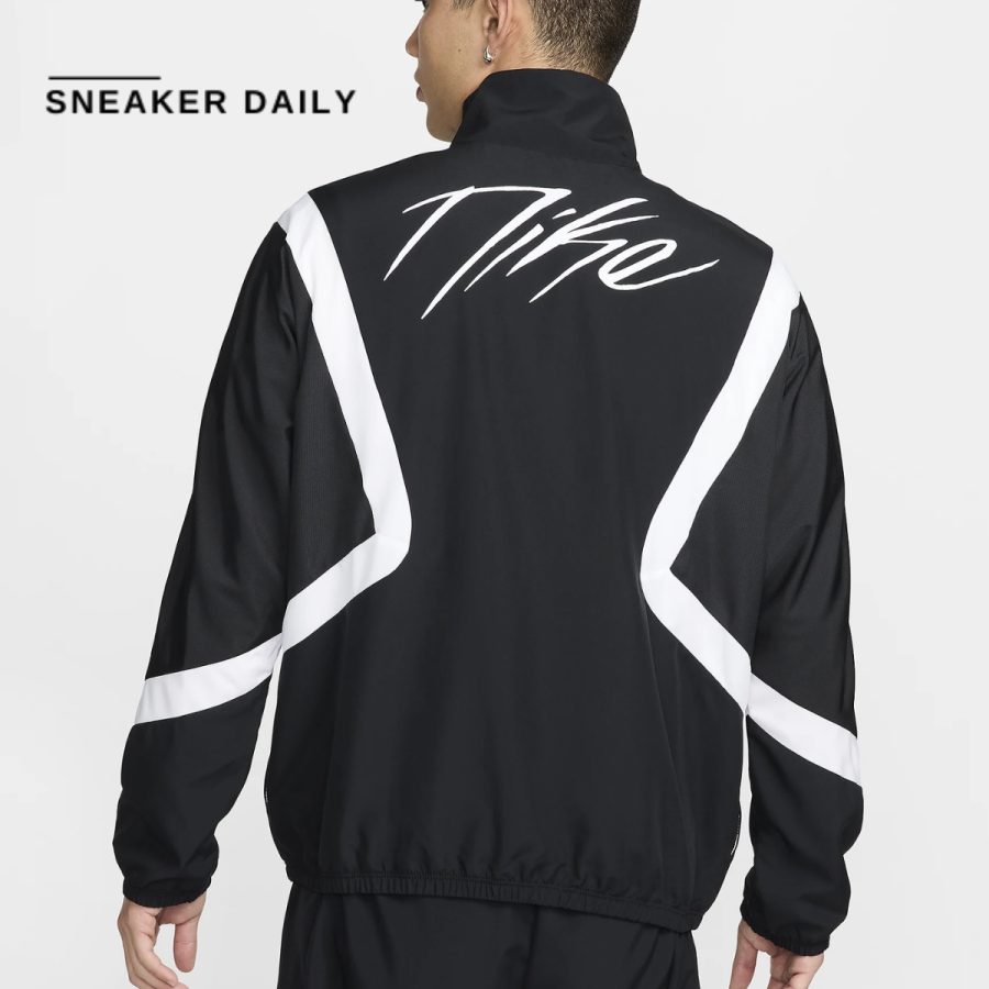 áo nike icon men's woven basketball jacket fz0249-010