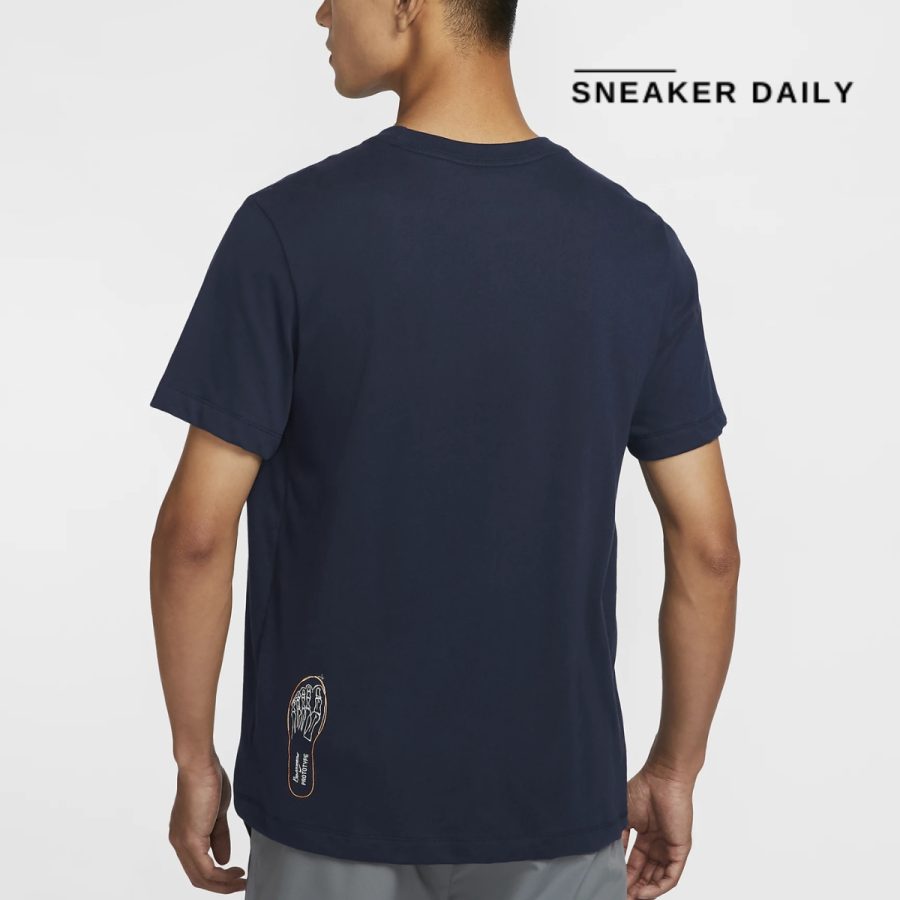 áo nike men's dri-fit running t-shirt hm8292-451