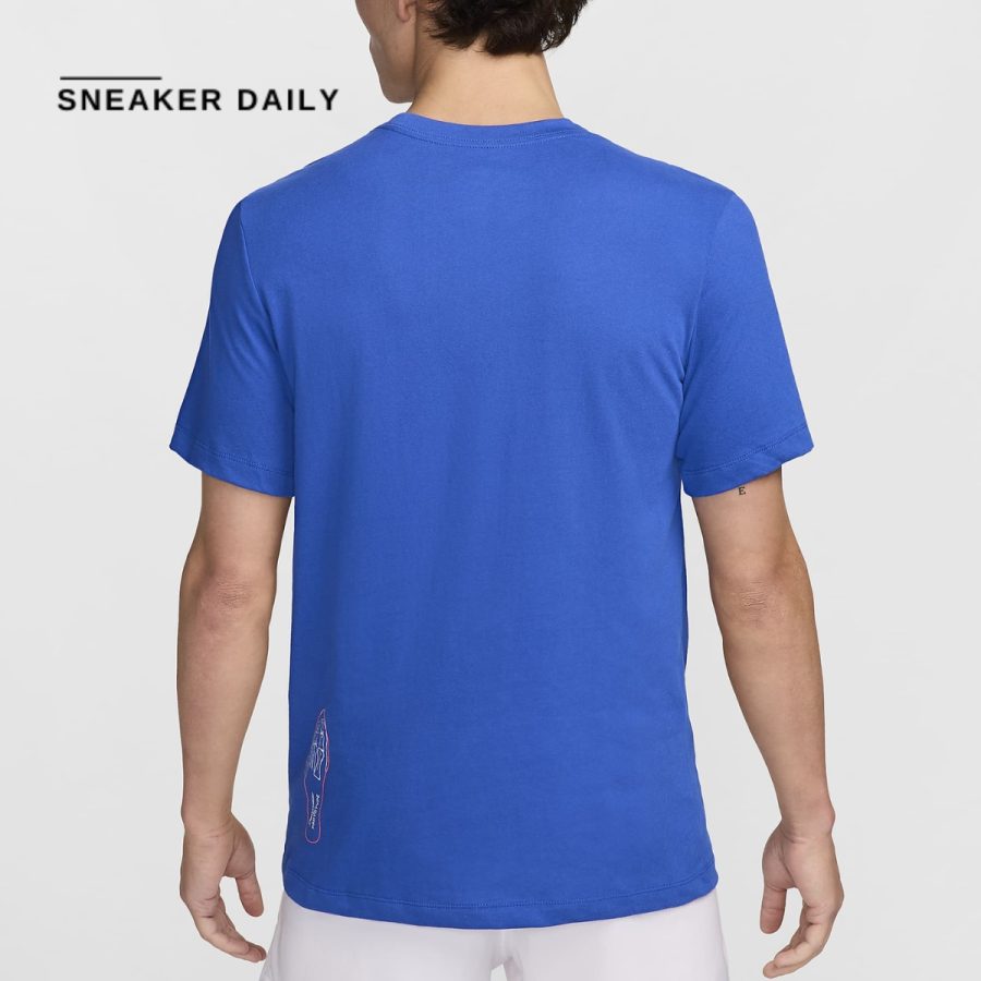 áo nike men's dry fit running t-shirt hm8292-480