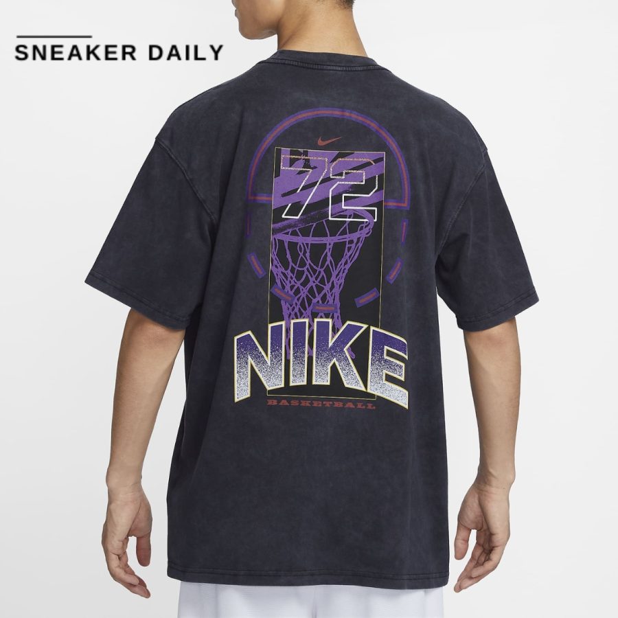 áo nike men's max90 basketball t-shirt fz8094-010