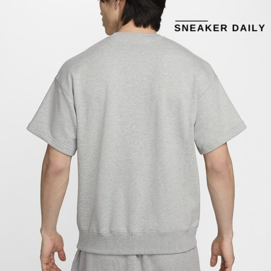 áo nike solo swoosh men's short sleeve french terry top dx0881-063