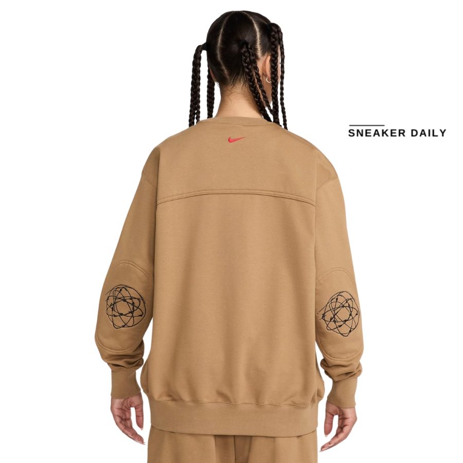 áo nike sportswear breaking women's loose french terry top fz0257-224