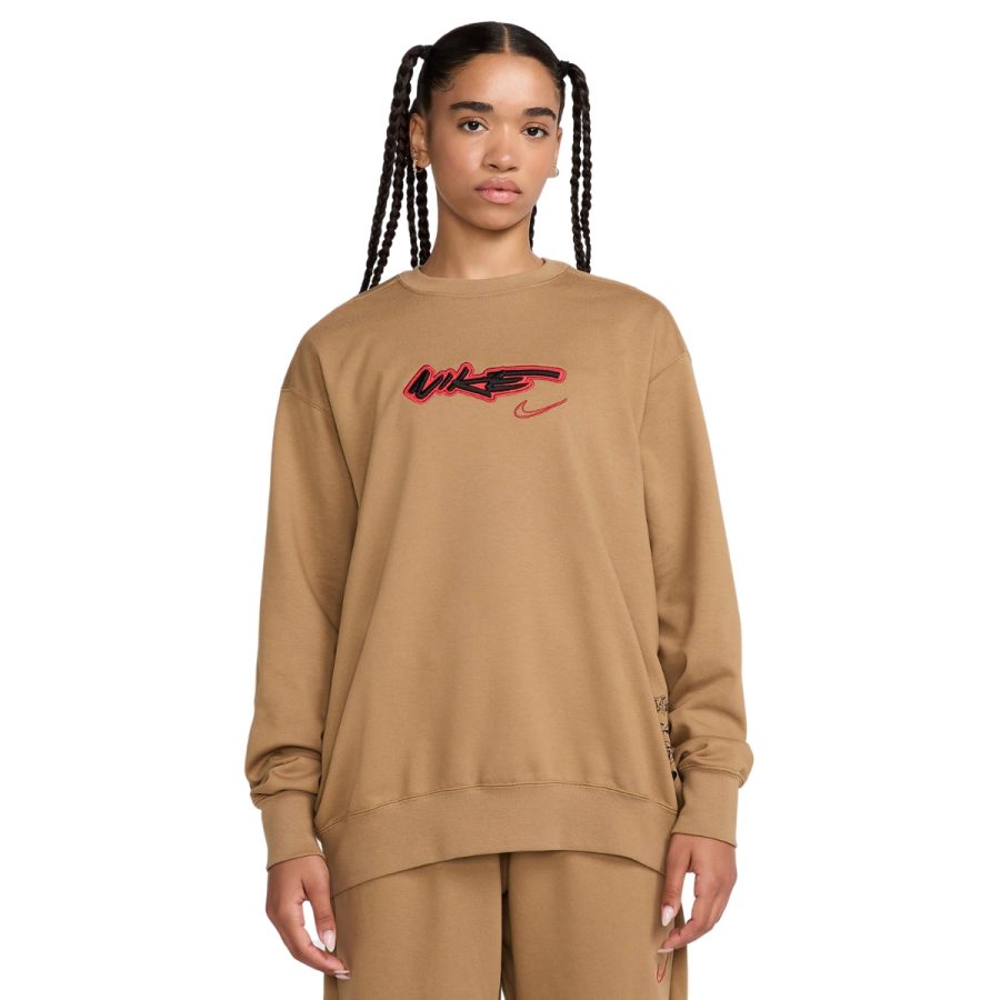 áo nike sportswear breaking women's loose french terry top fz0257-224