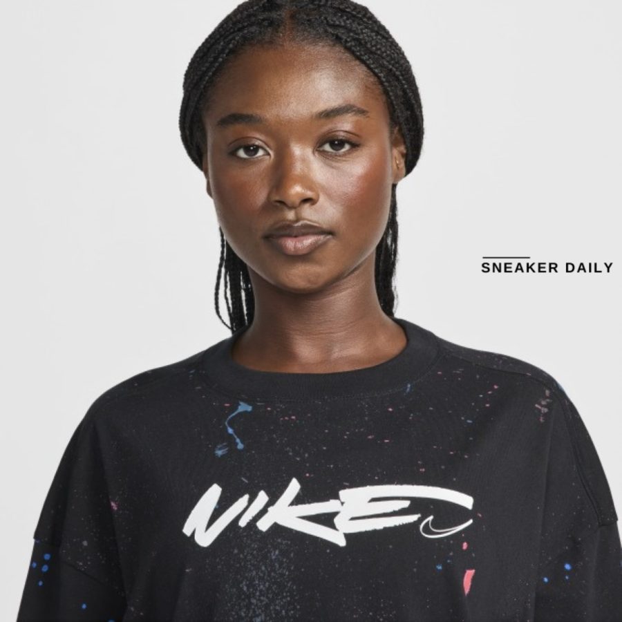 áo nike sportswear breaking women's oversized short-sleeve t-shirt fz0284-010