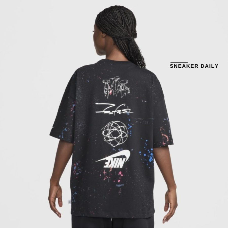 áo nike sportswear breaking women's oversized short-sleeve t-shirt fz0284-010