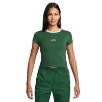 áo nike sportswear chill knit women's slim cropped tee hf8820-341