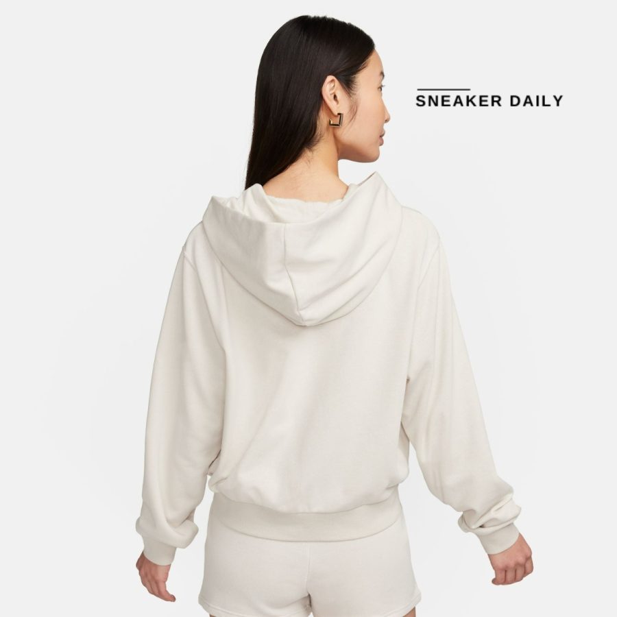 áo nike sportswear chill terry loose full-zip french terry hoodie 'grey' fn2420-104