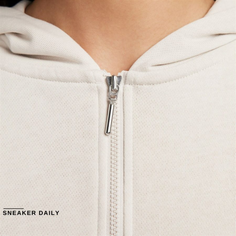 áo nike sportswear chill terry loose full-zip french terry hoodie 'grey' fn2420-104