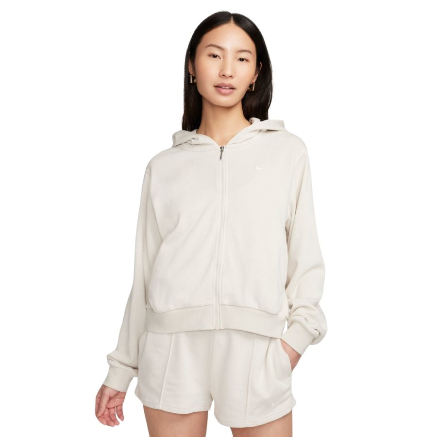 áo nike sportswear chill terry loose full-zip french terry hoodie 'grey' fn2420-104