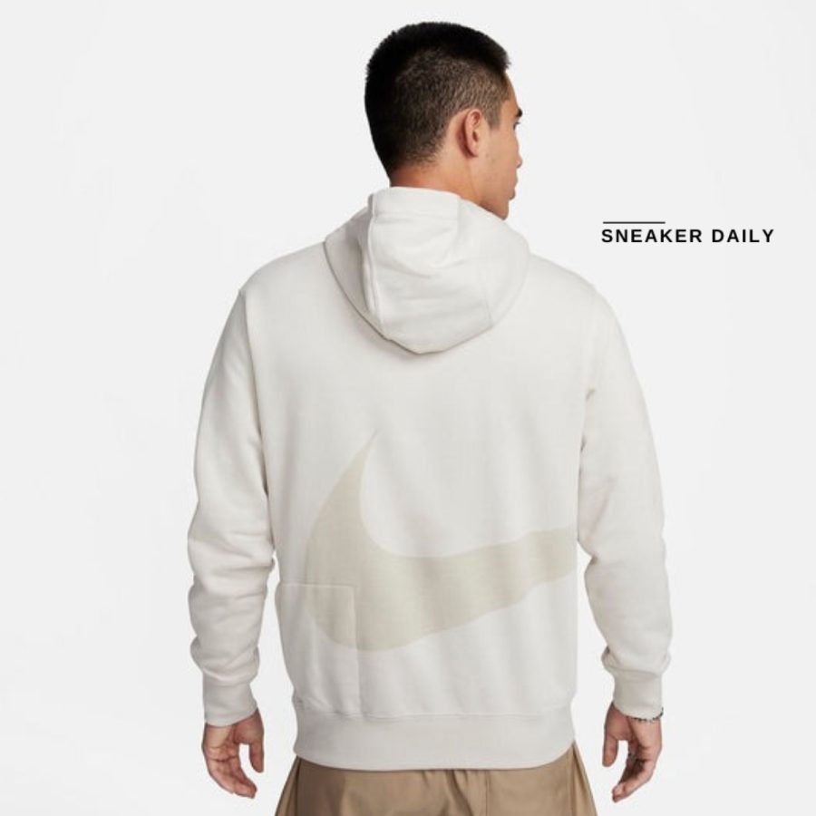 áo nike sportswear french terry pullover hoodie 'light bone' fz4765-104